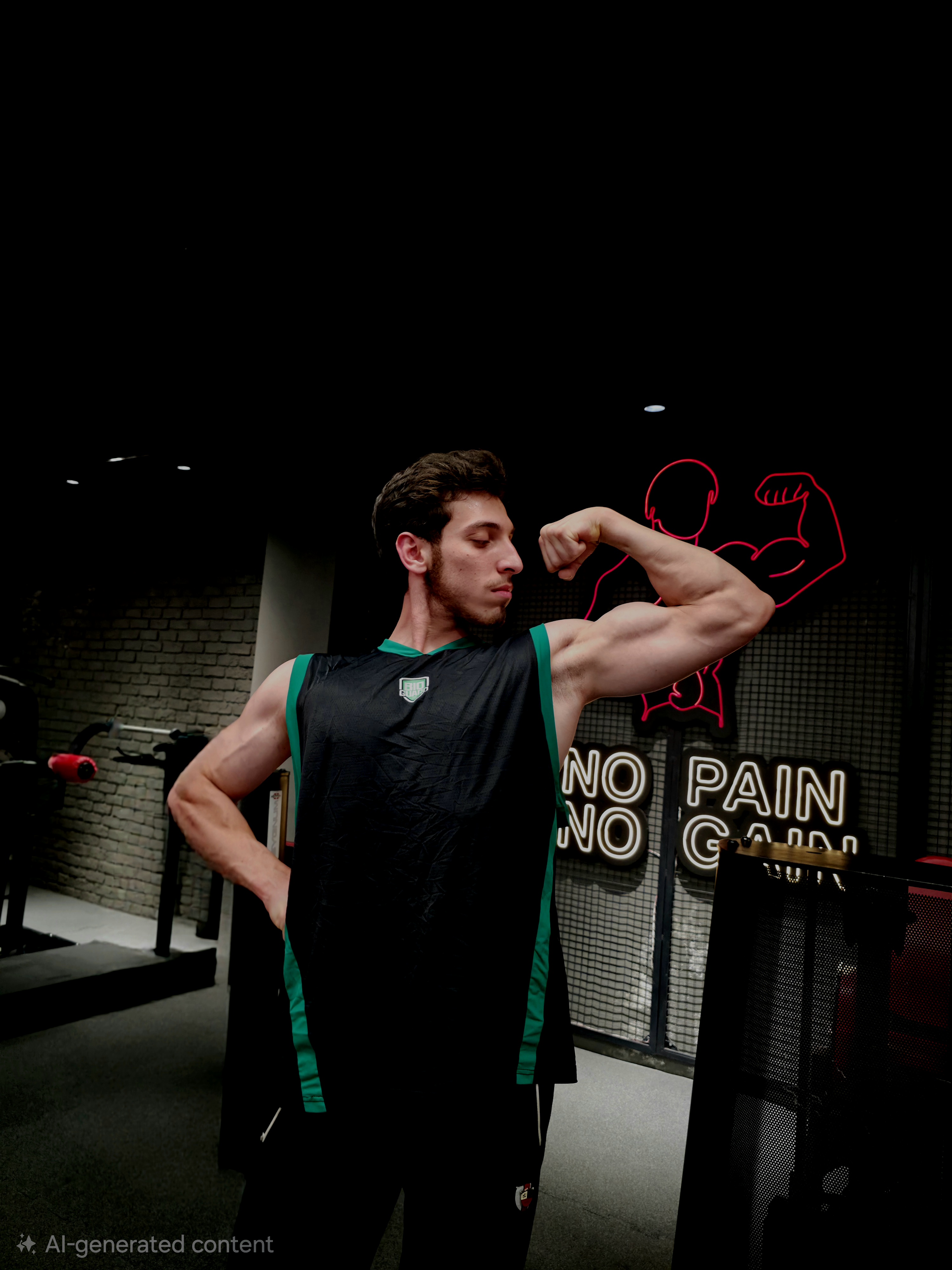 Dumbbell curl training