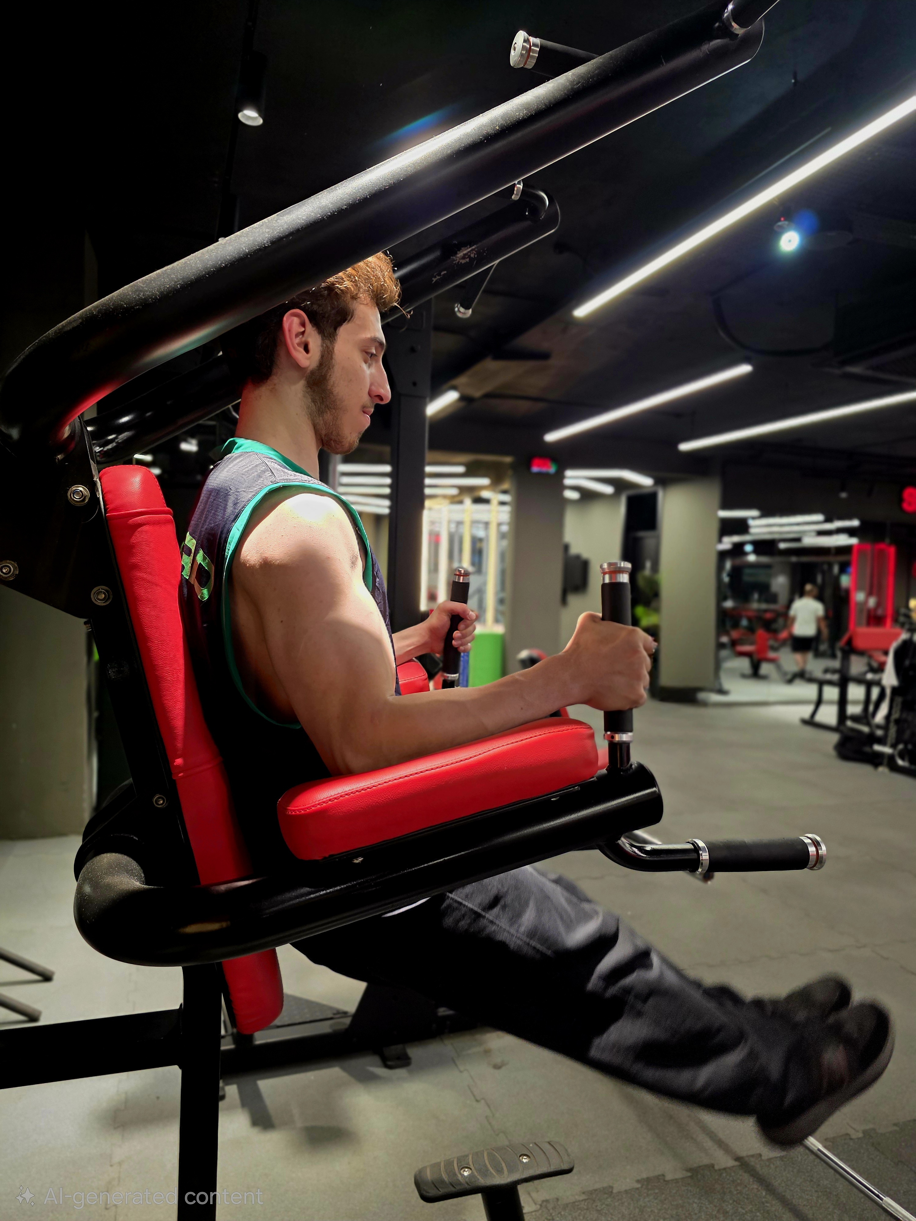Bench press session