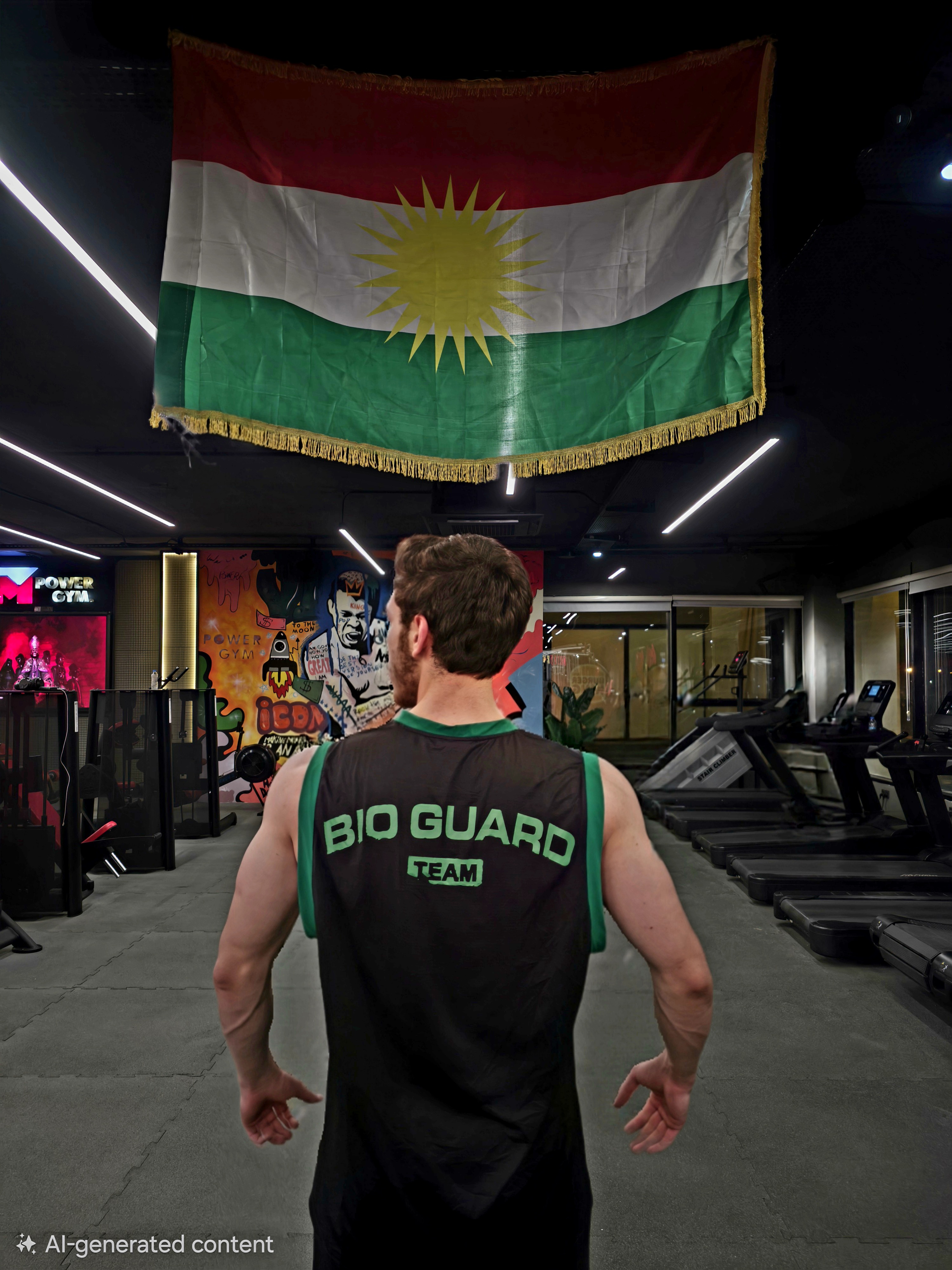 Barbell training session